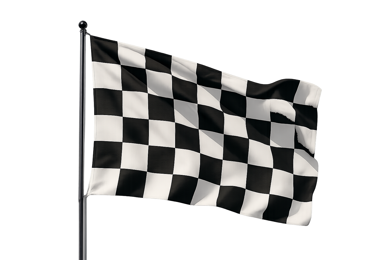 Checkered racing flag
